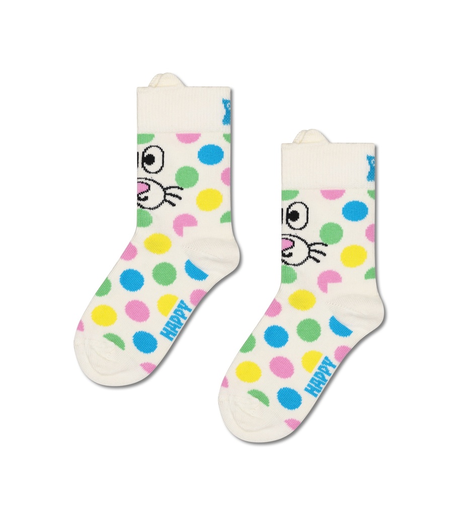 Kids Dotted Bunny Sock