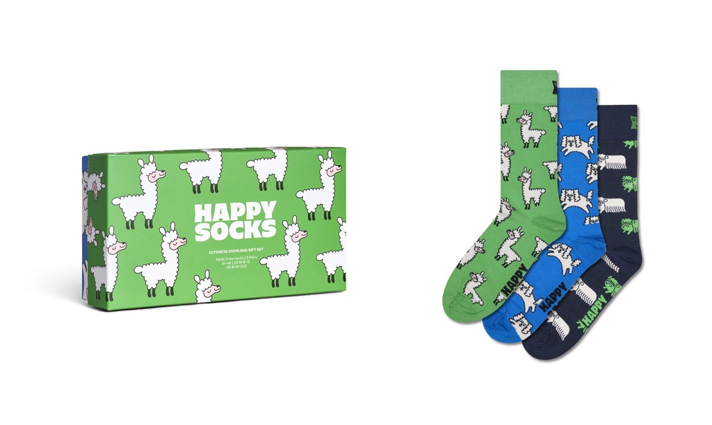 3-Pack Animals Socks Gift Set