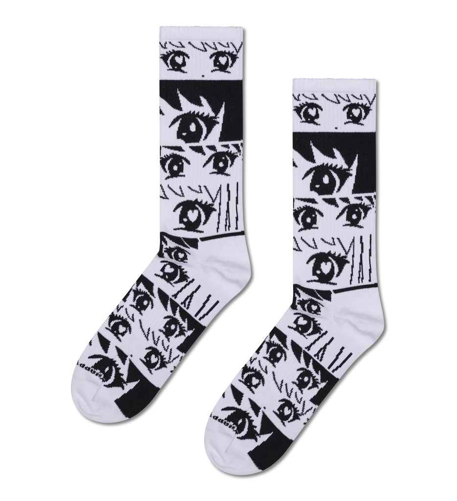 Anime Stripes Sneaker Sock
