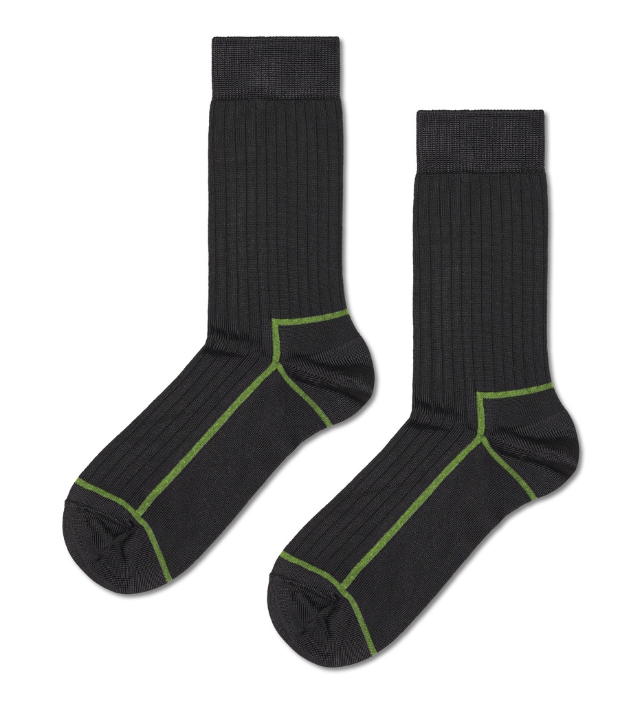 Contrast Stripe Sock