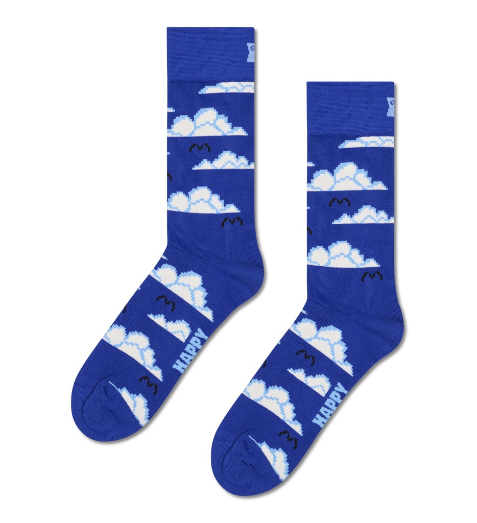 Pixelated Cloud Sock