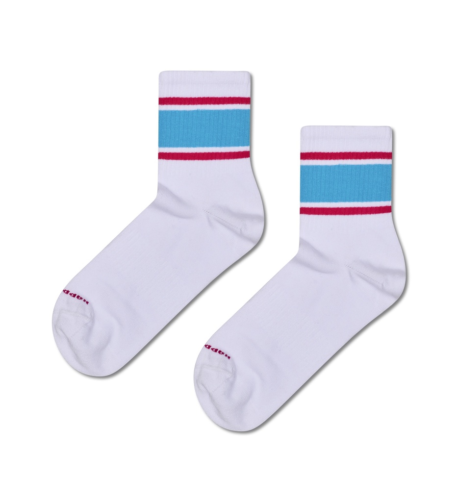 Simple Stripe 1/2 Crew Sneaker Sock