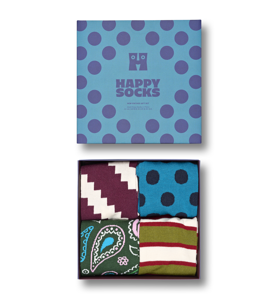 4-Pack New Vintage Socks Gift Set