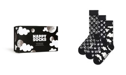 3-Pack Black And White Socks Gift Set